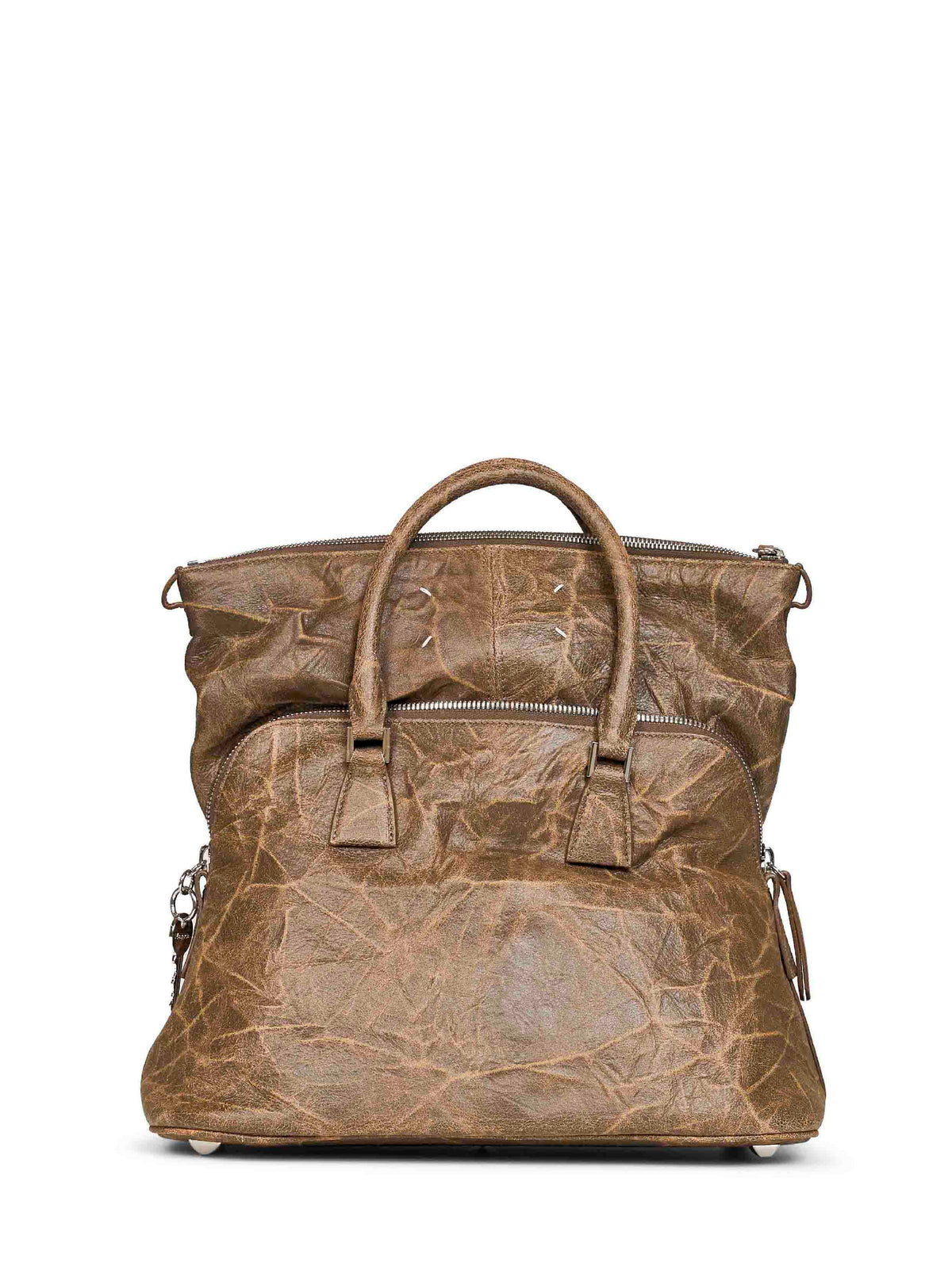 Maison Margiela Women Brown 5Ac Soft Medium Handbag