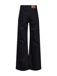 Marant Etoile Women Black Cotton Denim Lemony Jeans