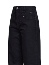 Marant Etoile Women Black Cotton Denim Lemony Jeans