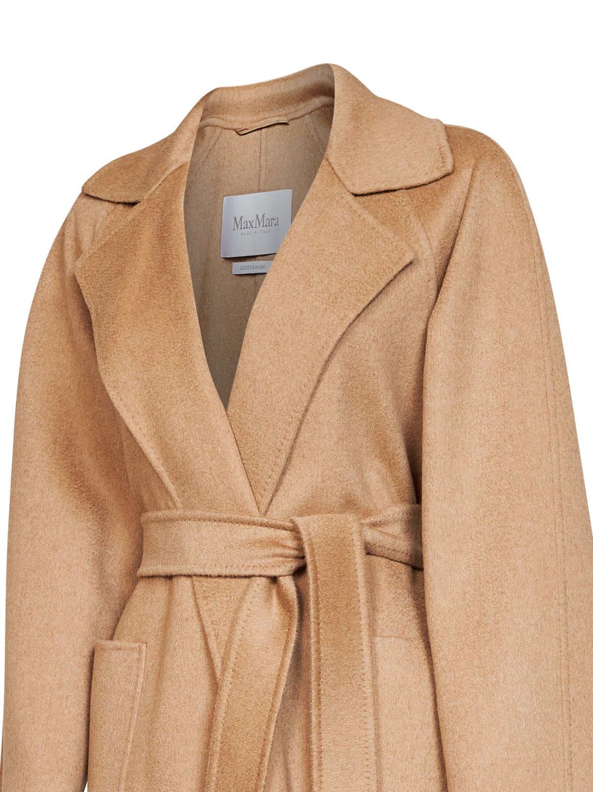 Max Mara Women Camel Ready Icon Coat Belted Coat