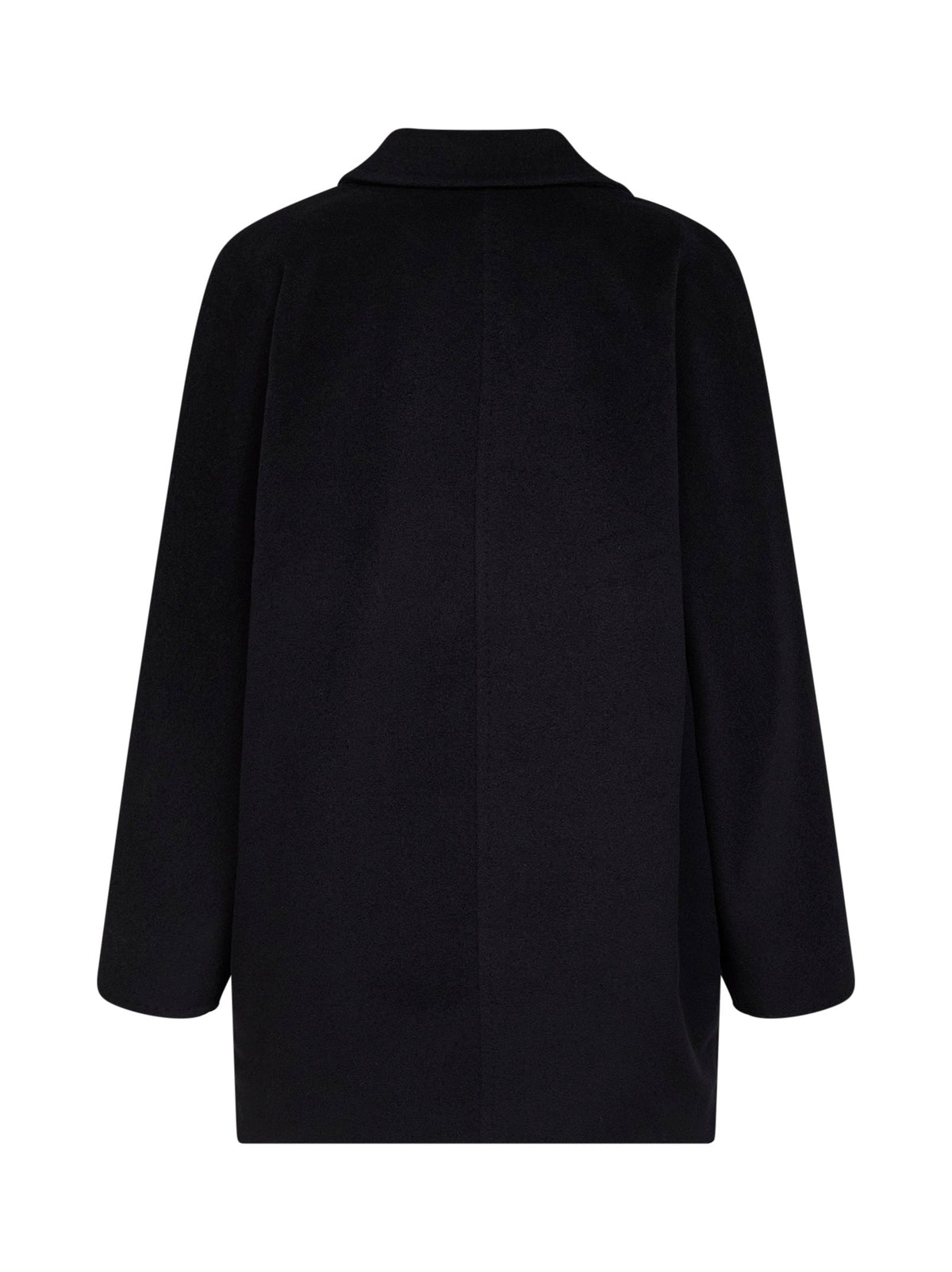 Max Mara Women Black 101801 Icon Coat Short Rebus Coat