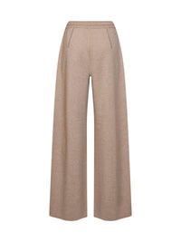 Max Mara Women Beige Mxsfunale Wide-Leg Trousers