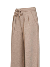Max Mara Women Beige Mxsfunale Wide-Leg Trousers