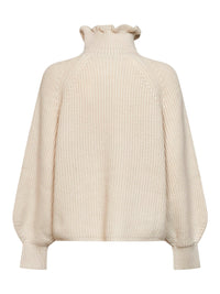 Max Mara Women Oatmeal Wool And Cashmere Knit Mxmpontile Wide Sweater