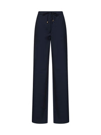 Max Mara Studio Women Blue Mstcrisma Wide-Leg Trousers