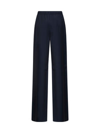Max Mara Studio Women Blue Mstcrisma Wide-Leg Trousers