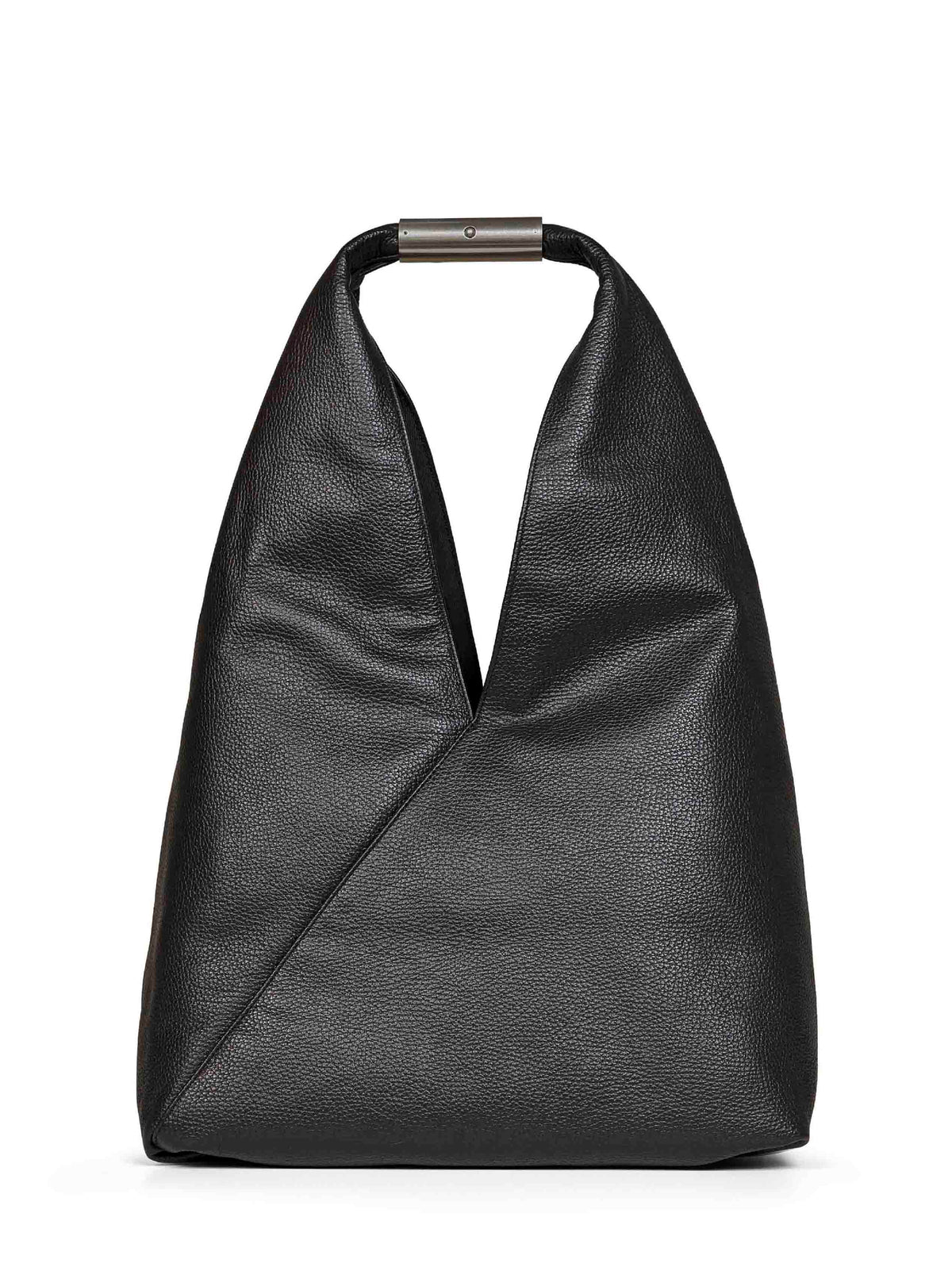 Mm6 Women Black Japanese Medium Bag Jewel Handle Classic Tote