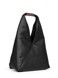 Mm6 Women Black Japanese Medium Bag Jewel Handle Classic Tote
