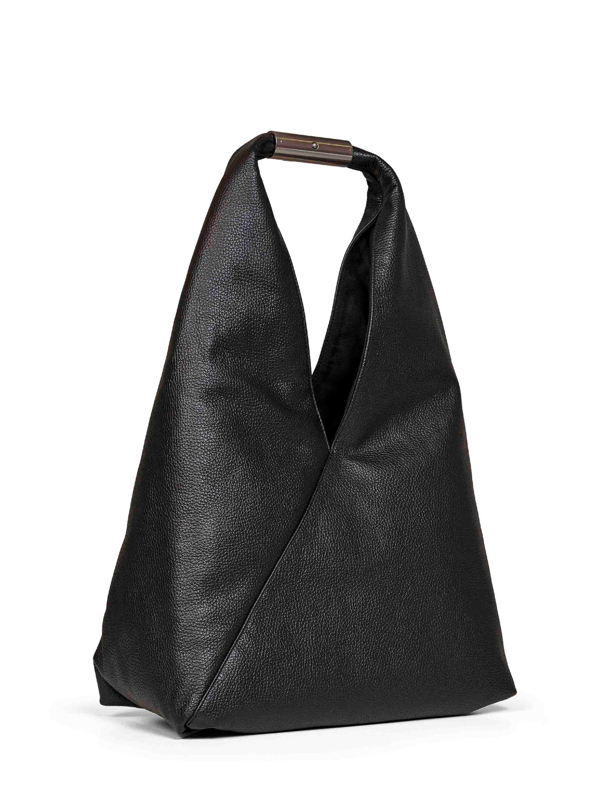 Mm6 Women Black Japanese Medium Bag Jewel Handle Classic Tote