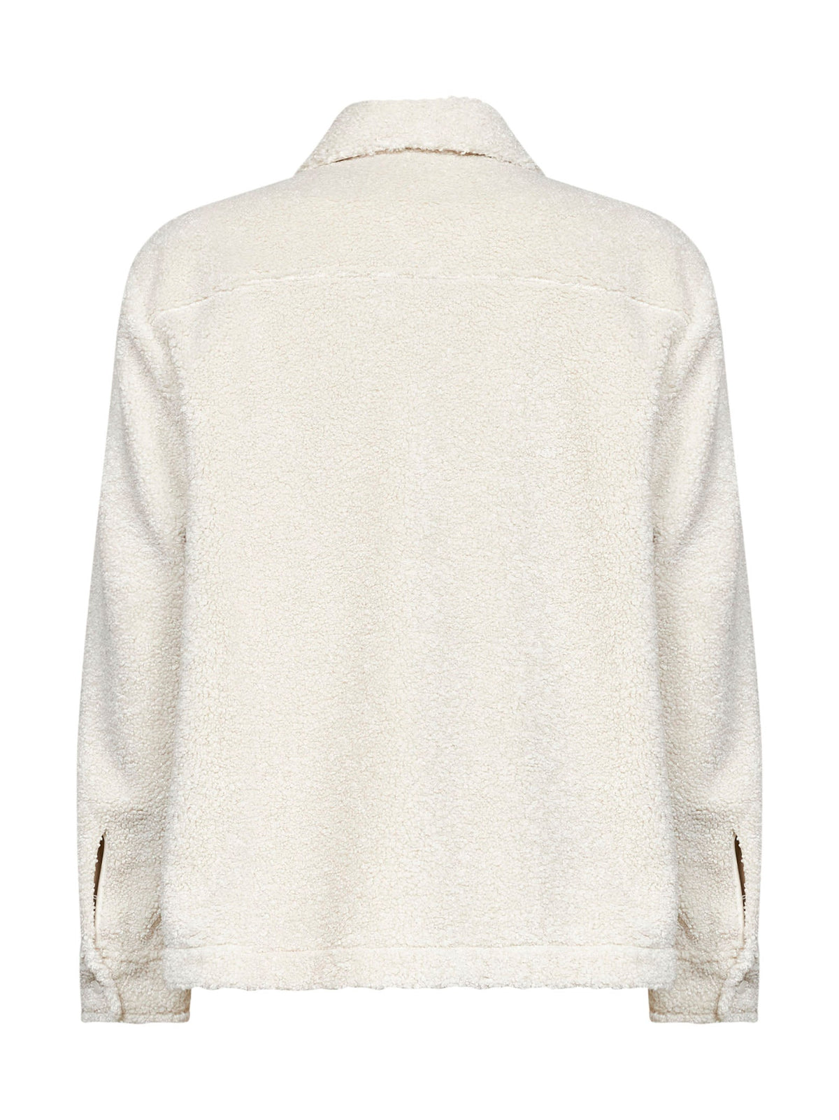 Moncler Women Natural Wool Bouclé Overshirt