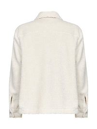 Moncler Women Natural Wool Bouclé Overshirt