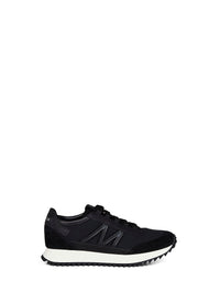 Moncler Men Black Suede And Nubuck Pacey2 Sneakers