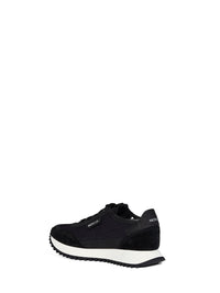 Moncler Men Black Suede And Nubuck Pacey2 Sneakers