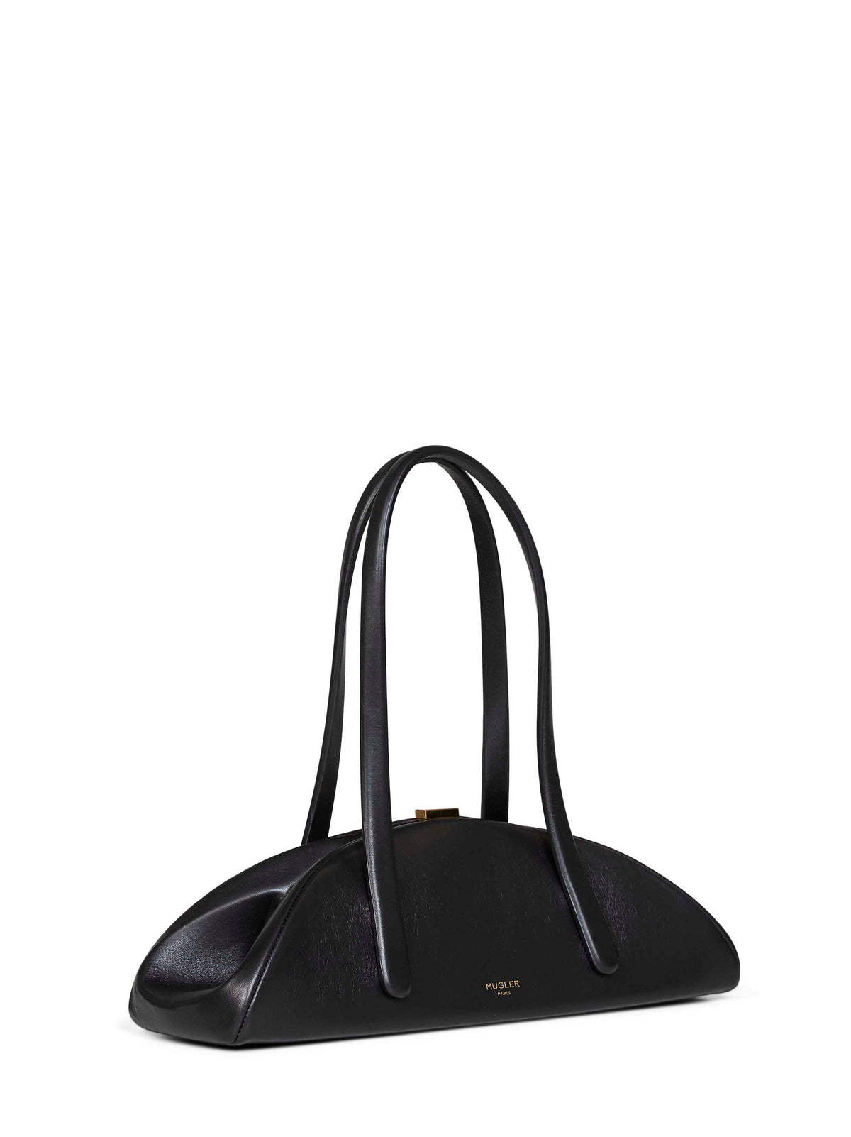 Mugler Women Black Snake Lua Handbag