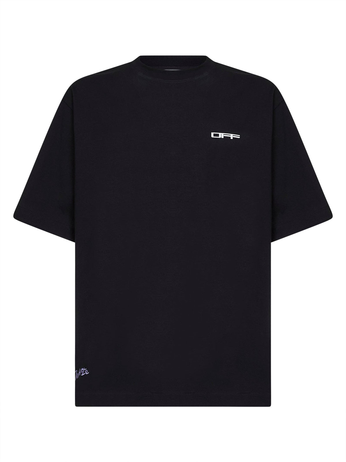 Off White Men Black Jersey Archigeography Arrow Skate T-Shirt