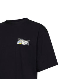 Off White Men Black Jersey Industrial Arrow Skate T-Shirt