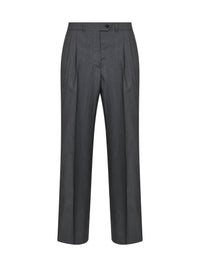Prada Abbigliamento Women Slate Light Mohair Straight-Leg Trousers