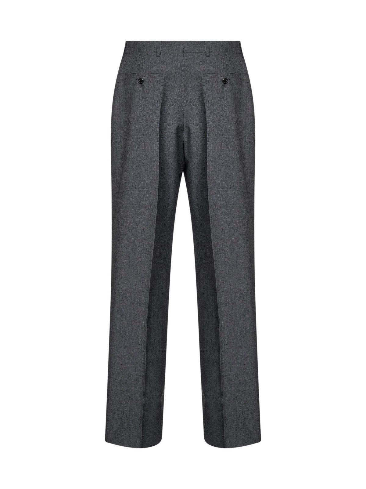 Prada Abbigliamento Women Slate Light Mohair Straight-Leg Trousers
