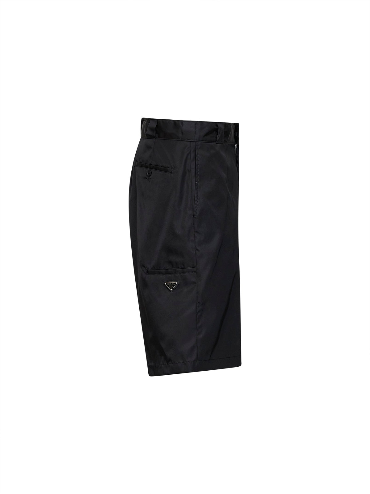 Prada Abbigliamento Men Black Re-Nylon Bermuda Shorts