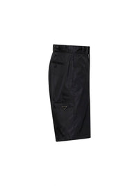 Prada Abbigliamento Men Black Re-Nylon Bermuda Shorts
