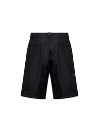 Prada Abbigliamento Men Black Re-Nylon Bermuda Shorts