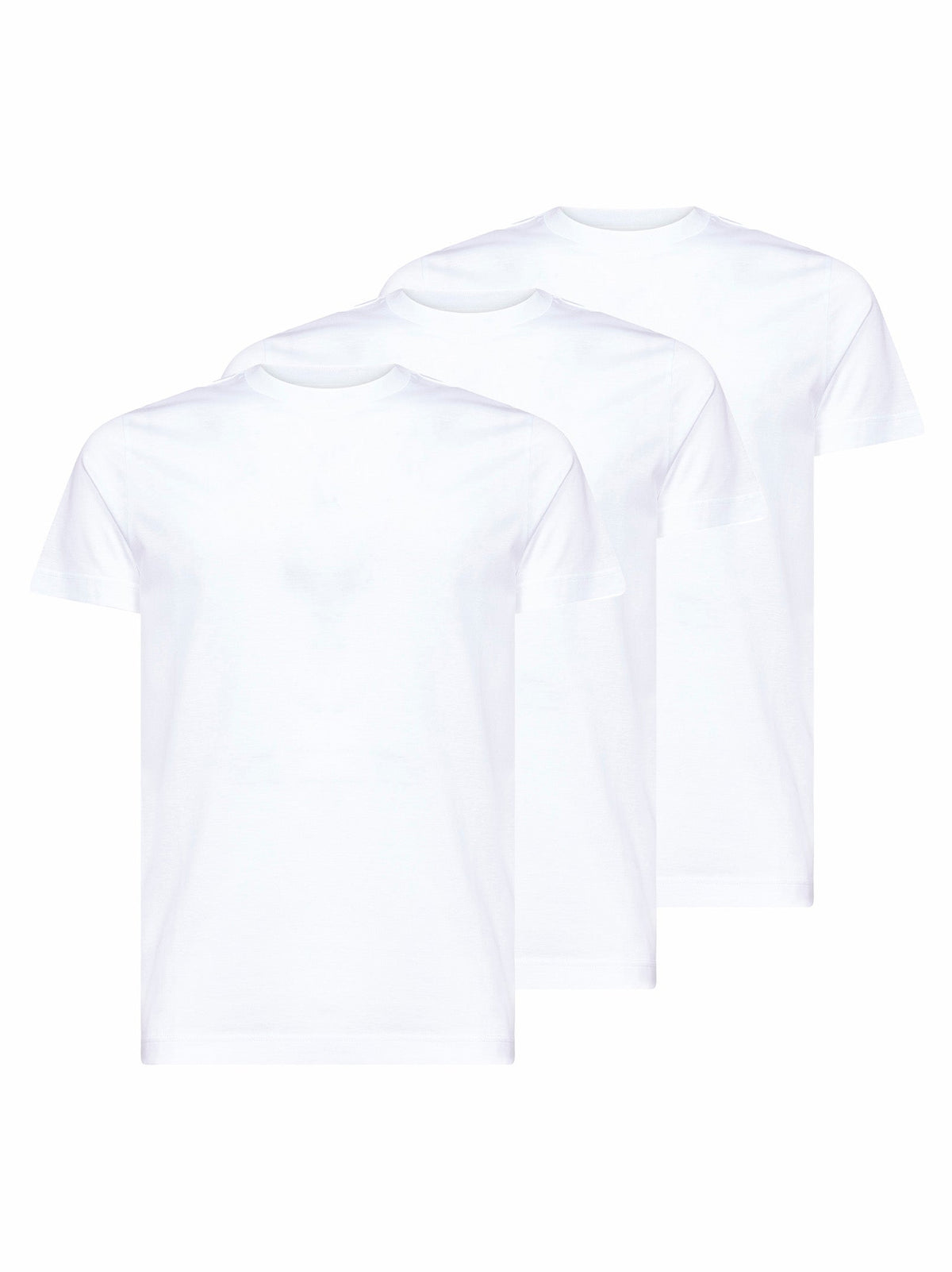 Prada Abbigliamento Men White Cotton Jersey 3-Pack T-Shirt