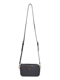 Prada Accessori Pelletteria Women Black Mini Crossbody Bag