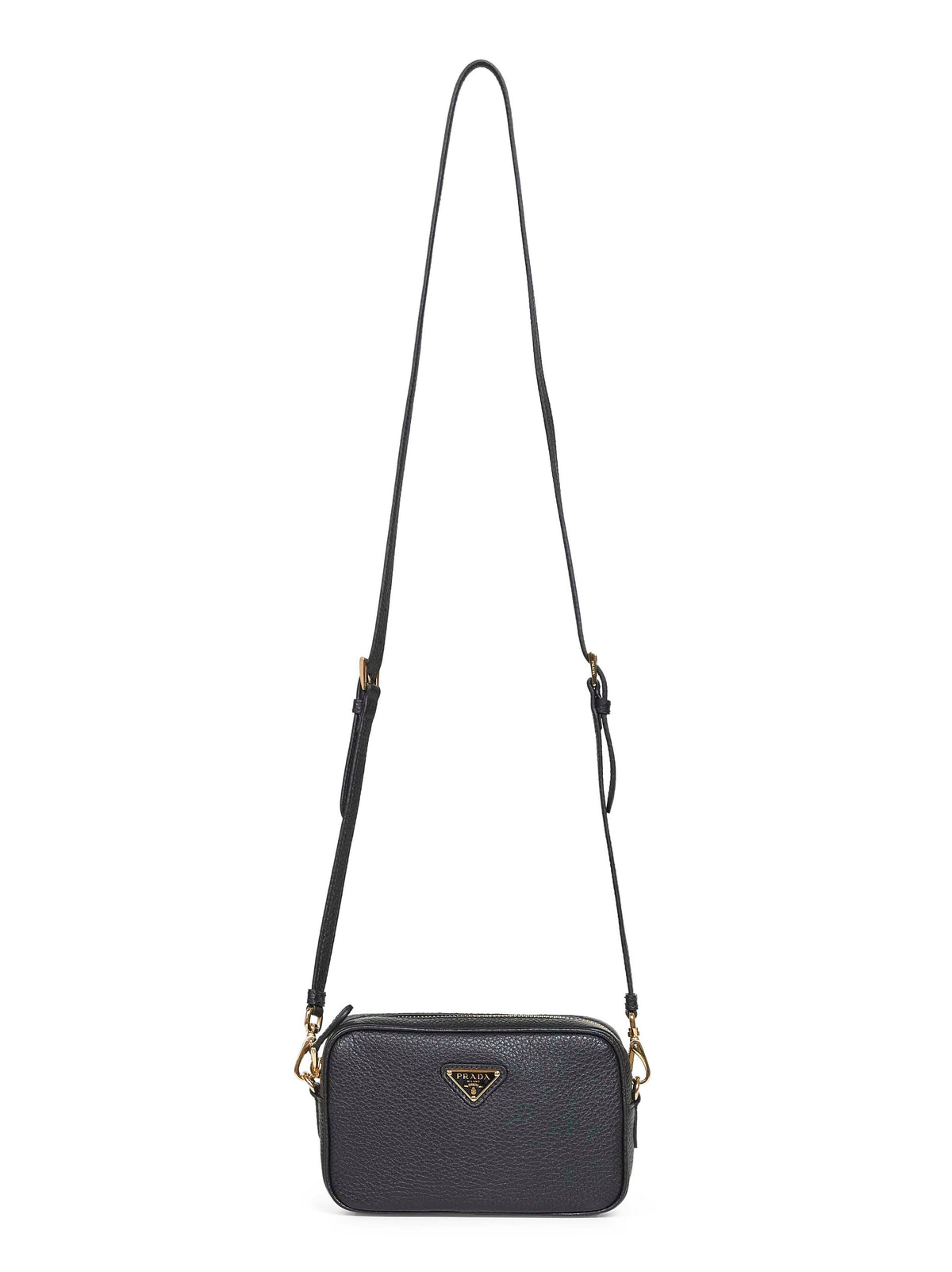 Prada Accessori Pelletteria Women Black Mini Crossbody Bag