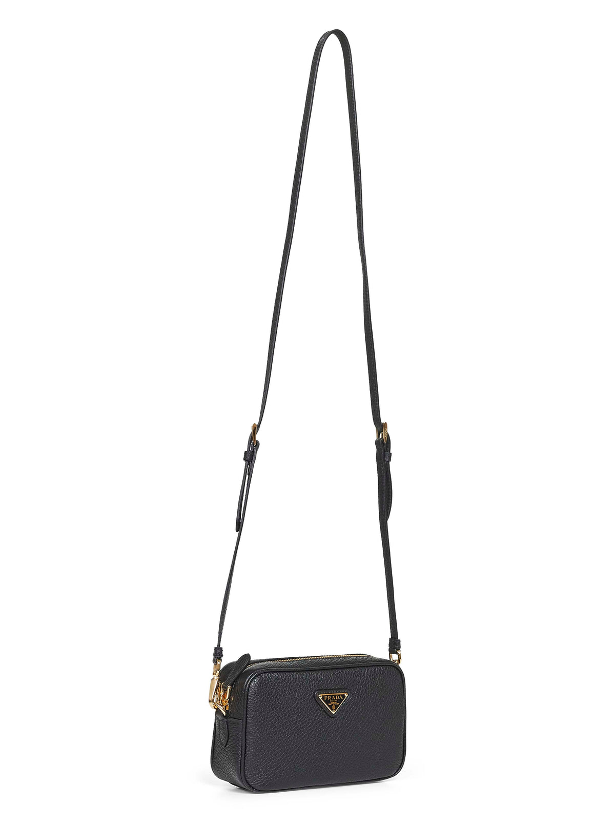 Prada Accessori Pelletteria Women Black Mini Crossbody Bag