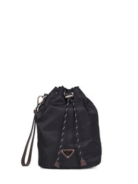 Prada Accessori Pelletteria Men Black Prada Speedrock Pouch Bag