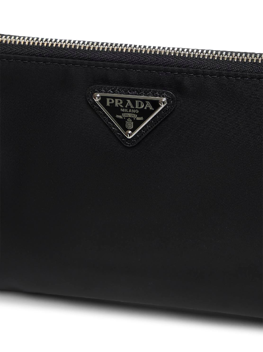 Prada Accessori Pelletteria Men Prada Black Pouch