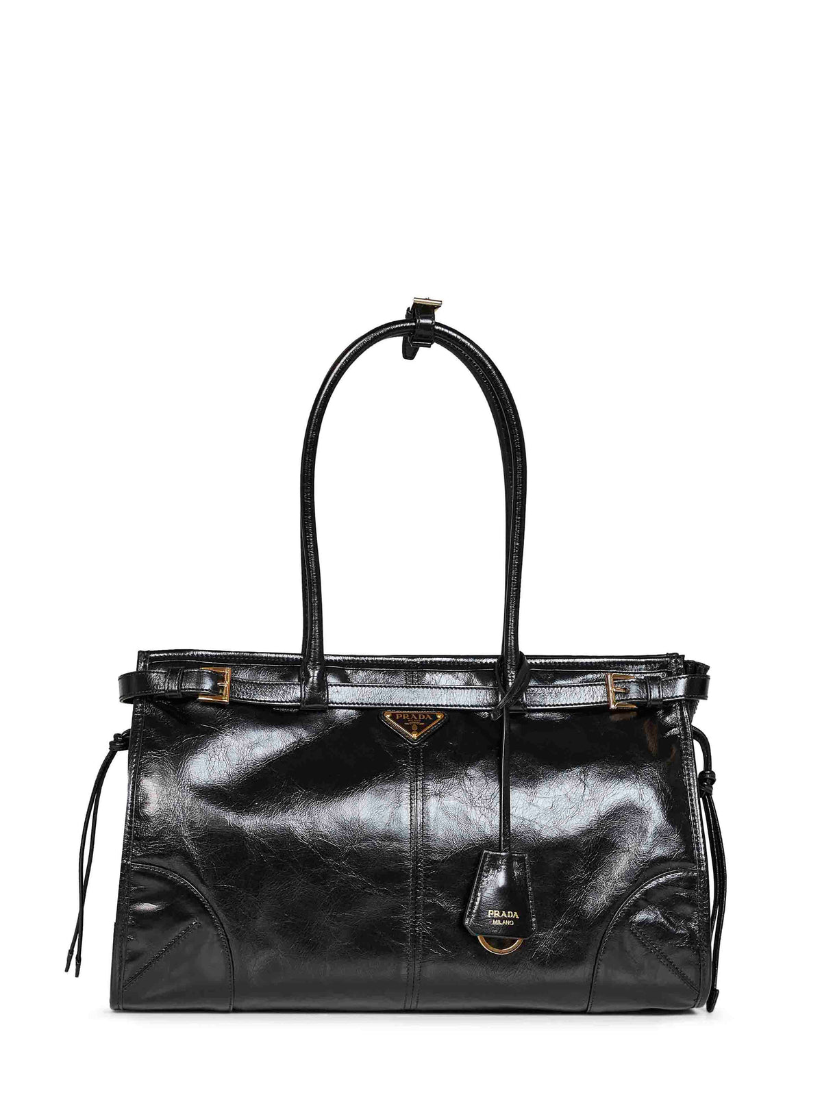 Prada Borse Women Black Prada Bonnie Large Handbag
