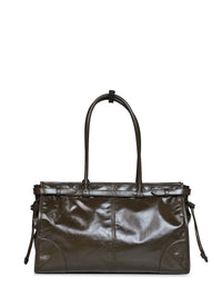 Prada Borse Women Forest Green Prada Bonnie Large Handbag