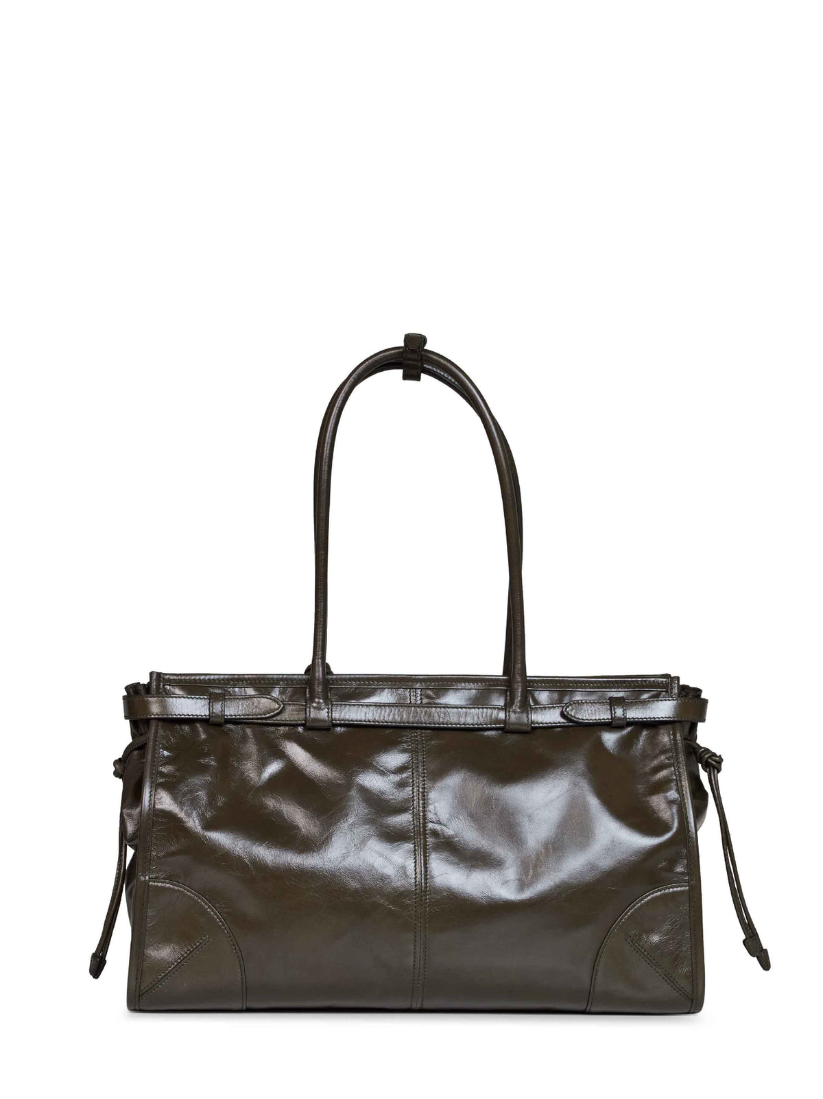 Prada Borse Women Forest Green Prada Bonnie Large Handbag