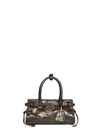 Prada Borse Women Forest Green Prada Bonnie Mini Handbag<Br/>