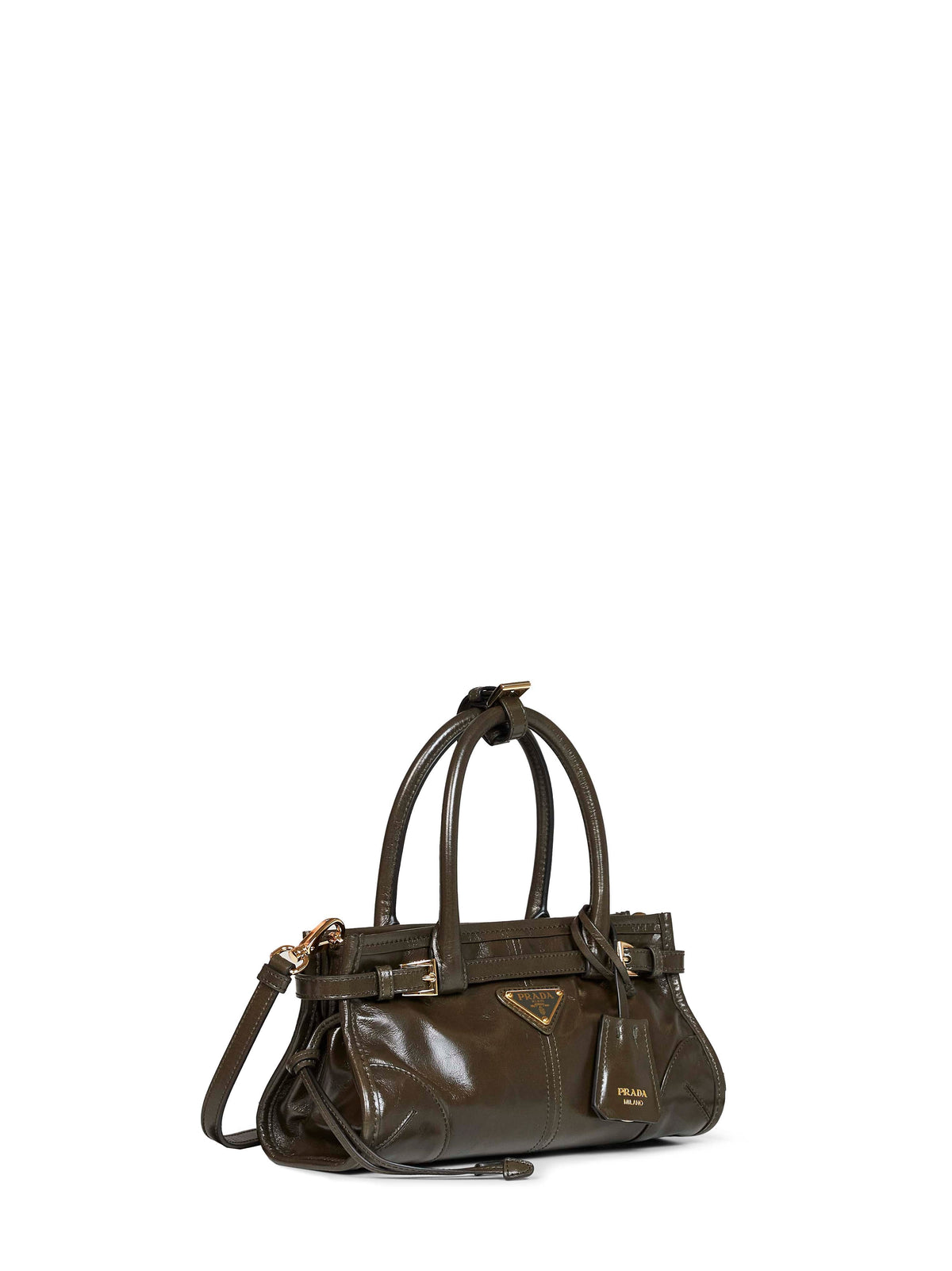 Prada Borse Women Forest Green Prada Bonnie Mini Handbag<Br/>