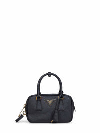 Prada Borse Women Black Top-Handle Bag With Shoulder Bag