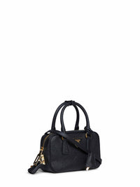 Prada Borse Women Black Top-Handle Bag With Shoulder Bag