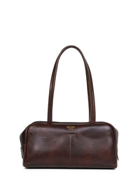 Prada Borse Women Cocoa Prada Carry Satchel Bag