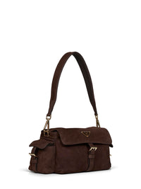 Prada Borse Women Dark Brown Prada Explore Medium Shoulder Bag<Br/>
