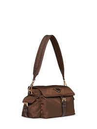 Prada Borse Women Burnt Prada Explore Medium Shoulder Bag<Br/>