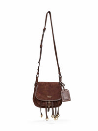 Prada Borse Women Dark Brown Prada Corsaire Mini Shoulder Bag
