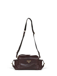 Prada Borse Women Burnt Prada Explore Shoulder Bag