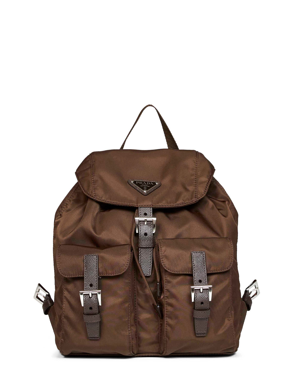 Prada Borse Women Burnt Prada Re-Edition 1978 Small Backpack