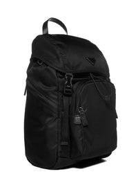 Prada Viaggio Men Backpack In Re-Nylon And Saffiano Leather