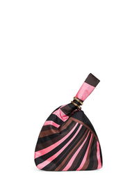 Pucci Women Brown And Coral Emilio Printed Pouch