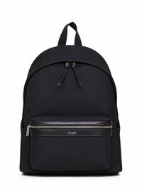Saint Laurent Men Black City Backpack