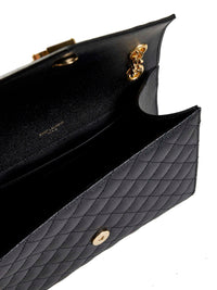 Saint Laurent Women Envelope Quilted Leather Medium Bag