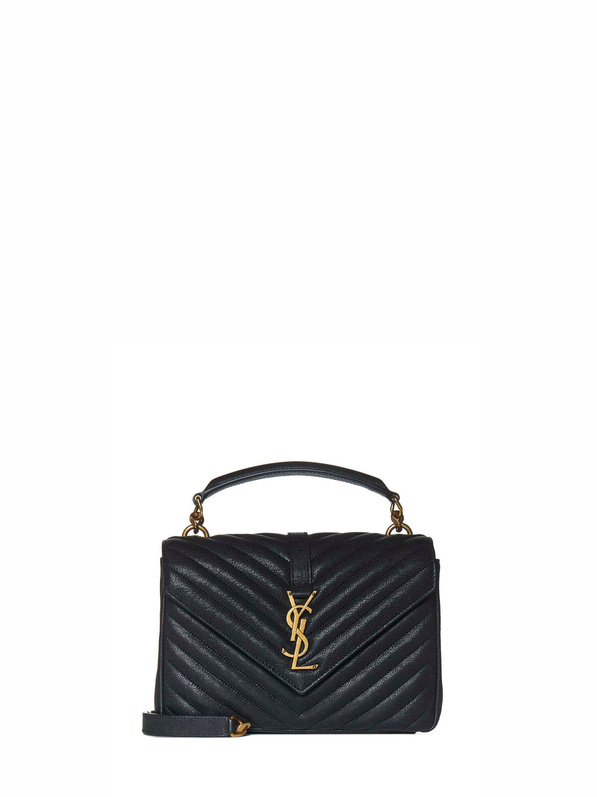 Saint Laurent Women Medium College In Quilted Leather