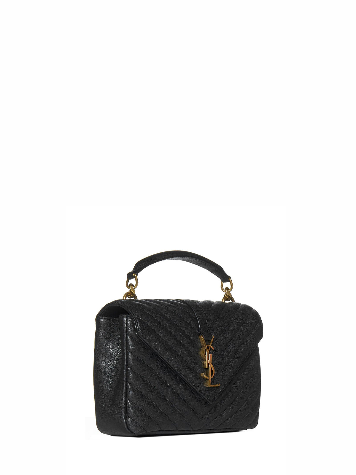 Saint Laurent Women Medium College In Quilted Leather
